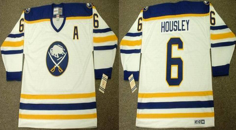 2019 Men Buffalo Sabres 6 Housley white CCM NHL jerseys